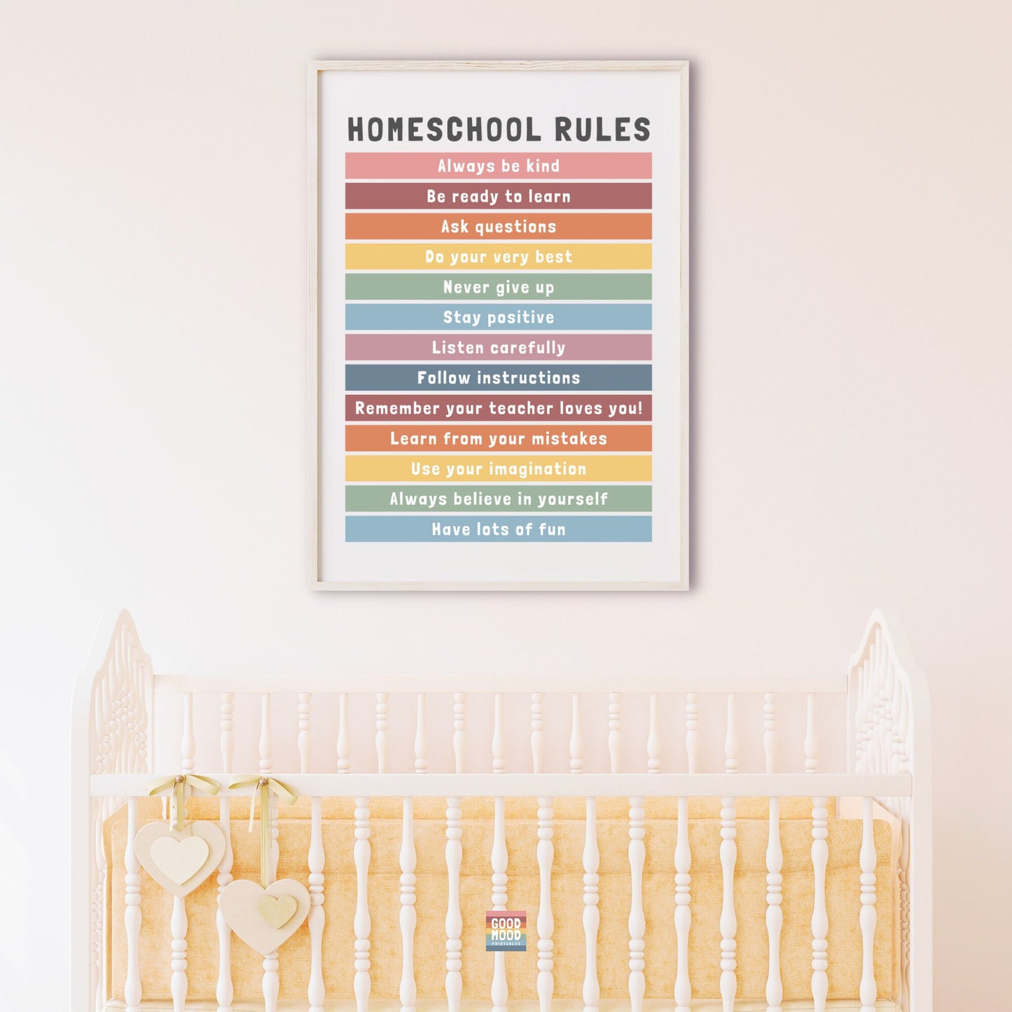 Homeschool rules poster, Homeschool printables, homeschool decor printables, Nursery educational art, School Poster, Home Sweet Homeschool