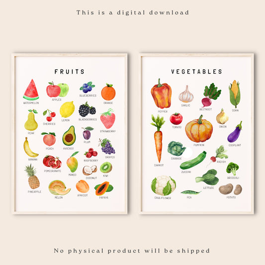 Set of Educational Posters, Montessori classroom Decor,Educational Printable, Neutral Kids Decor, Toddler Playroom Decor, Learning Print set